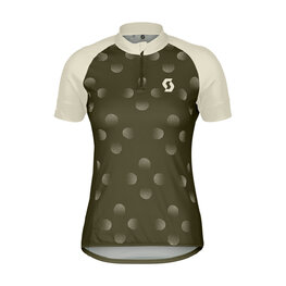 SCOTT dres kratkih rukava - ENDURANCE 30 - zelena/bež
