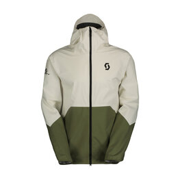 SCOTT vodootporna jakna - EXPLORAIR LIGHT DRYO 2.5L - bijela/zelena