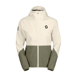 SCOTT vodootporna jakna - EXPLORAIR LIGHT DRYO 2.5L W - bijela/zelena