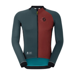 SCOTT jakna otporna na vjetar - RC PRO WARM GTX WS-REMIX - zelena/crvena