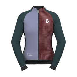 SCOTT jakna otporna na vjetar - RC PRO WARM GTX WS-REMIX W - zelena/crvena/siva