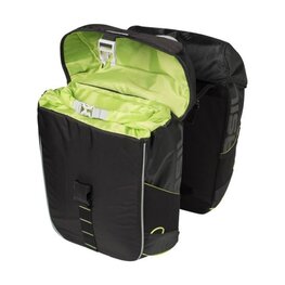 BASIL torba - MILES DOUBLE BAG - crna/zelena