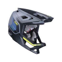 KENNY kaciga - SPLIT - žuta/plava/siva