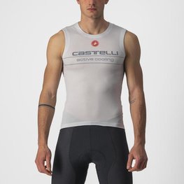 CASTELLI majica bez rukava - ACTIVE COOLING - siva