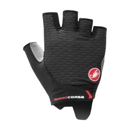CASTELLI rukavice s kratkim prstima - ROSSO CORSA 2 W - crna