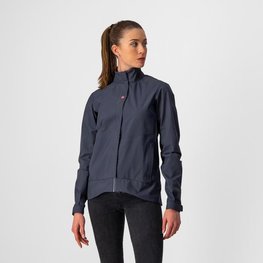 CASTELLI vodootporni kišni ogrtač - COMMUTER W REFLEX - plava