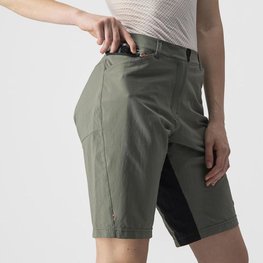 CASTELLI kratke hlače bez tregera - UNLIMITED W BAGGY - siva