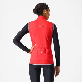 CASTELLI prsluk - PERFETTO ROS 2 W - crvena