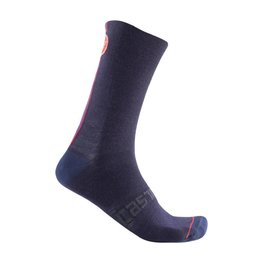 CASTELLI čarape klasične - RACING STRIPE 18 - plava