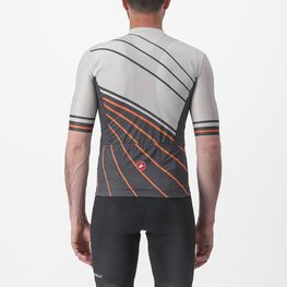 CASTELLI dres kratkih rukava - SPEED STRADA - siva