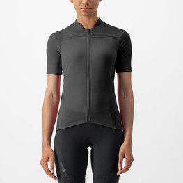 CASTELLI dres kratkih rukava - ANIMA - crna