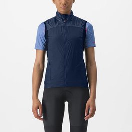 CASTELLI prsluk - UNLIMITED W PUFFY - plava