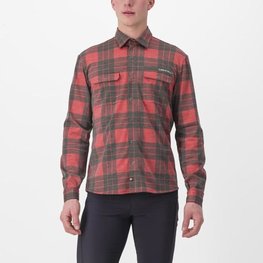 CASTELLI košulja - UNLIMITED FLANNEL - crvena
