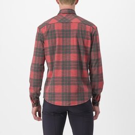 CASTELLI košulja - UNLIMITED FLANNEL - crvena