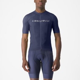 CASTELLI dres kratkih rukava - PROLOGO LITE - plava