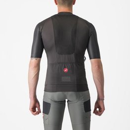 CASTELLI dres kratkih rukava - UNLIMITED PRO - antracitna