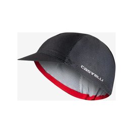 CASTELLI kapa - ROSSO CORSA 2 - crna