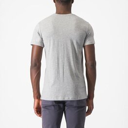 CASTELLI majica kratkih rukava - CLASSICO - siva