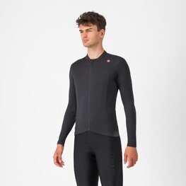 CASTELLI dres dugih rukava zimski - ESPRESSO THERMAL - antracitna