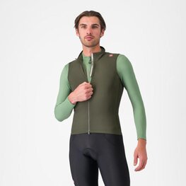 CASTELLI prsluk - ESPRESSO - zelena