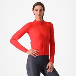 CASTELLI dres dugih rukava zimski - ESPRESSO THERMAL W - narančasta