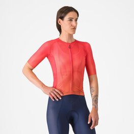 CASTELLI dres kratkih rukava - A/C W - crvena