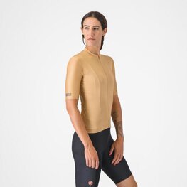 CASTELLI dres kratkih rukava - UNLIMITED W - smeđa