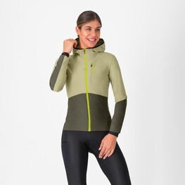 CASTELLI izolirana jakna - UNLIMITED W - zelena