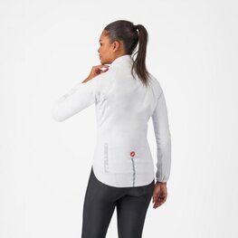 CASTELLI vodootporna jakna - EMERGENCY 3 W RAIN - bijela
