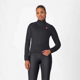 CASTELLI vodootporna jakna - EMERGENCY 3 W RAIN - crna