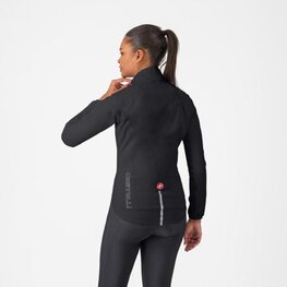CASTELLI vodootporna jakna - EMERGENCY 3 W RAIN - crna