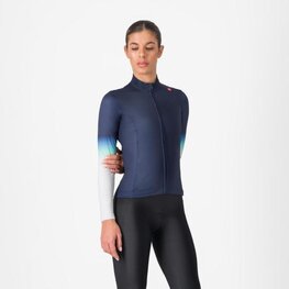 CASTELLI dres dugih rukava zimski - CORSO THERMAL - plava