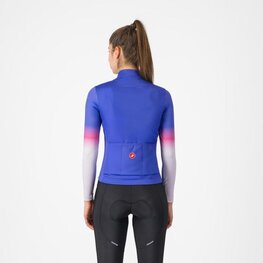 CASTELLI dres dugih rukava zimski - CORSO THERMAL - ljubičasta