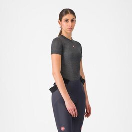CASTELLI majica kratkih rukava - MEDIO BASE LAYER W - siva
