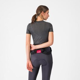 CASTELLI majica kratkih rukava - MEDIO BASE LAYER W - siva