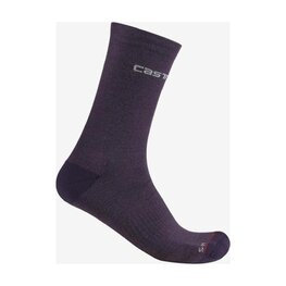 CASTELLI čarape klasične - DICIOTTO SOFT MERINO W - ljubičasta
