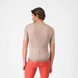 CASTELLI dres kratkih rukava - ESPRESSO 2 - bež