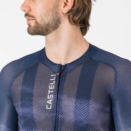 CASTELLI dres kratkih rukava - CLIMBER'S A/C - plava
