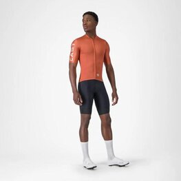 CASTELLI dres kratkih rukava - ENTRATA APEX - crvena