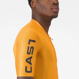 CASTELLI dres kratkih rukava - ENTRATA APEX - narančasta