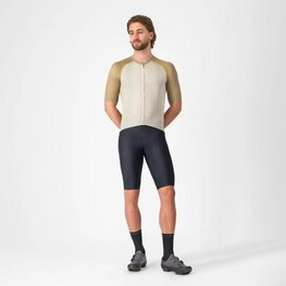 CASTELLI dres kratkih rukava - UNLIMITED ENDURANCE 3 - bjelokosna/bež