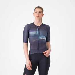 CASTELLI dres kratkih rukava - CLIMBER'S A/C W - ljubičasta