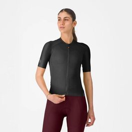 CASTELLI dres kratkih rukava - ESPRESSO 2 W - crna