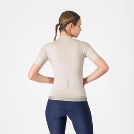CASTELLI dres kratkih rukava - ESPRESSO 2 W - bjelokosna