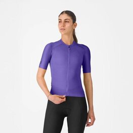 CASTELLI dres kratkih rukava - ESPRESSO 2 W - ljubičasta