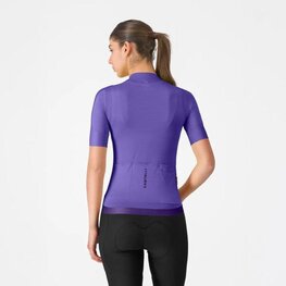 CASTELLI dres kratkih rukava - ESPRESSO 2 W - ljubičasta