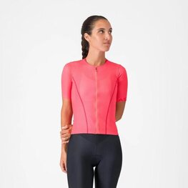 CASTELLI dres kratkih rukava - ANIMA FLOW - ružičasta