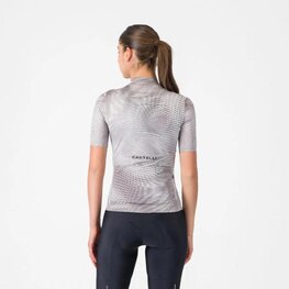 CASTELLI dres kratkih rukava - COSMIC VORTEX - siva