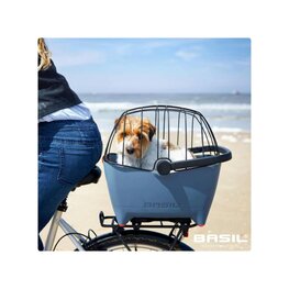 BASIL košara - BUDDY SPACE FRAME - crna