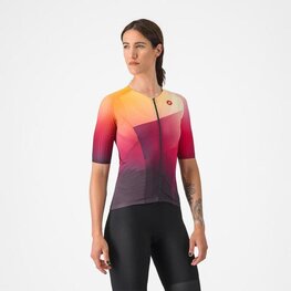 CASTELLI dres kratkih rukava - FREE SPEED 3 W RACE TOP - višebojna